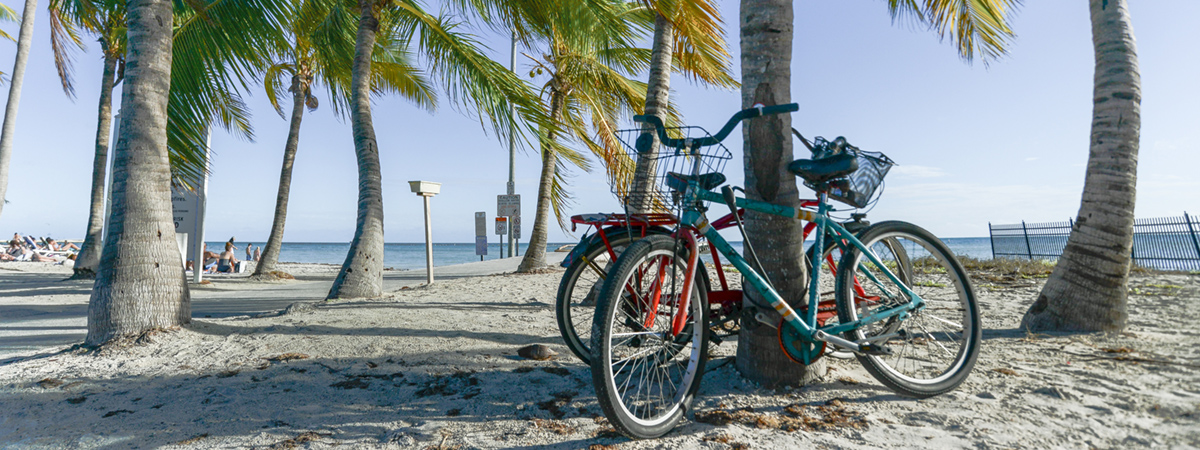 bikes on beach